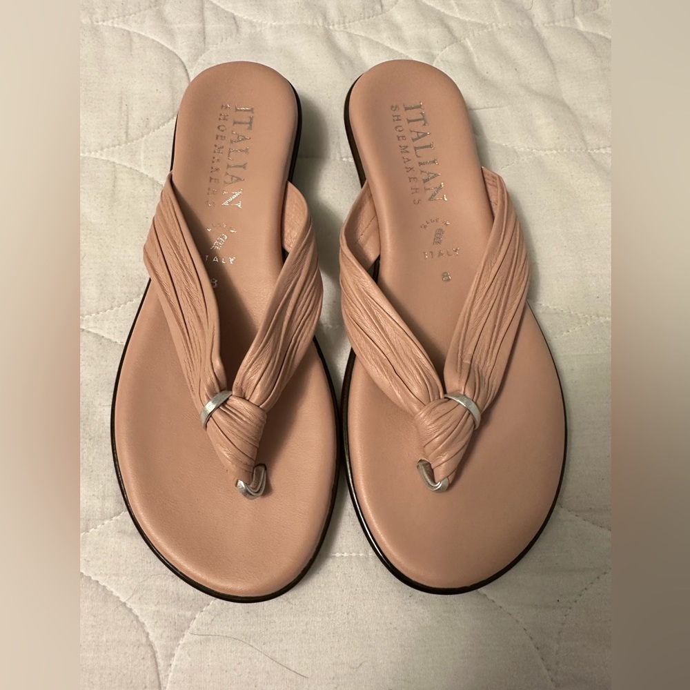Italian Shoemakers Flip Flops NWOT